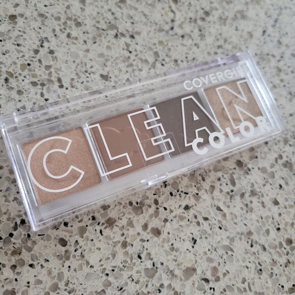NEW COVERGIRL Clean Color GOLDEN TOFFEE 262 Neutral Quad EyeShadow Pallete - Picture 2 of 8